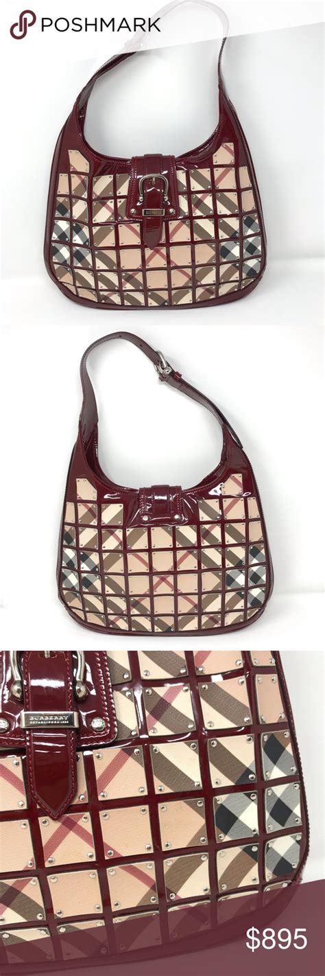 new burberry prorsum nova check shoulder bag berry|Burberry shoulder bag outlet.